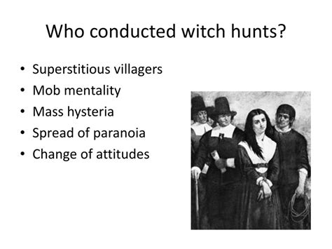 Witch Hunts and the Gloomy Legacy: An Unfortunate Dark Corner of History